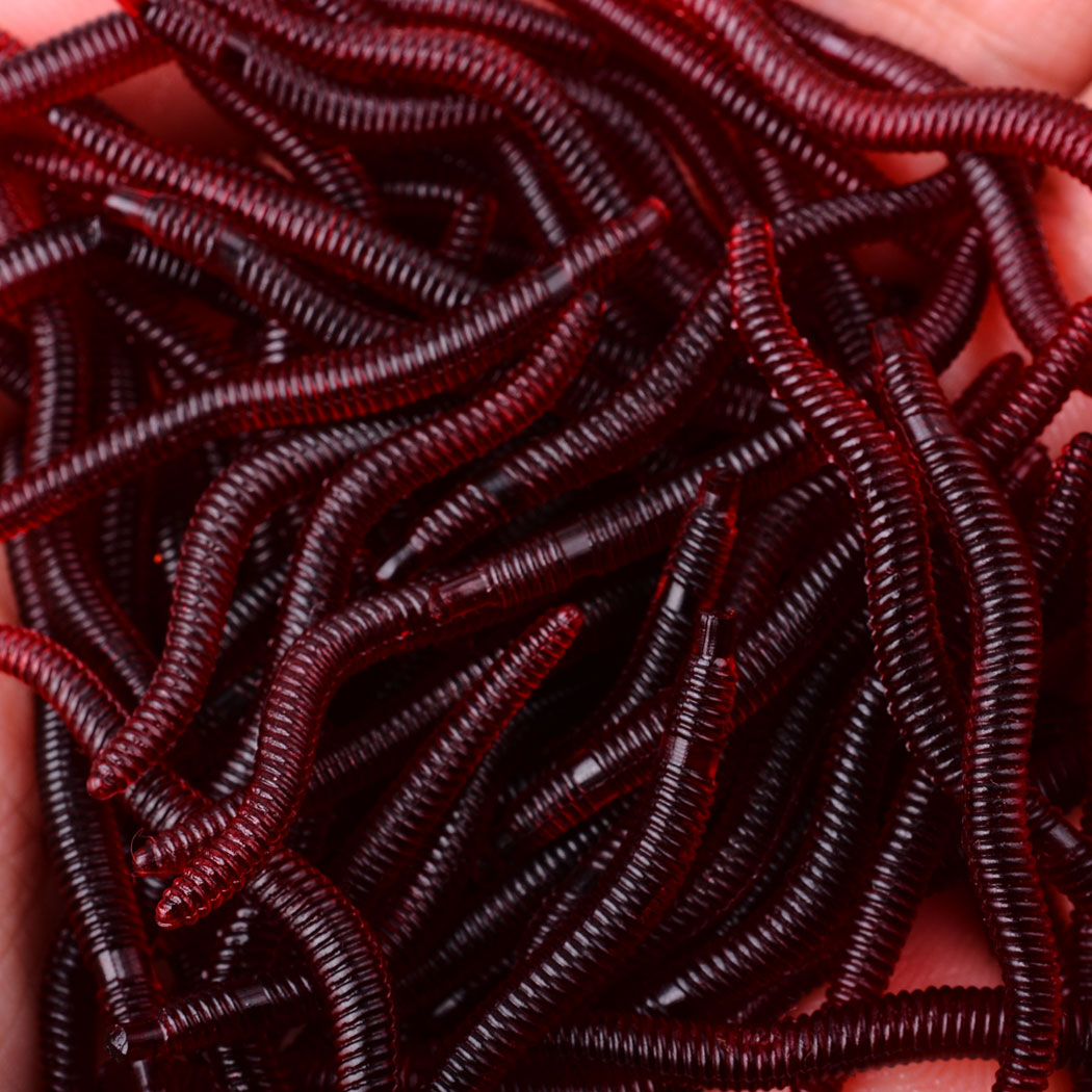 Aglaonema Red - 50 pçs lifelike worm vermelho isca