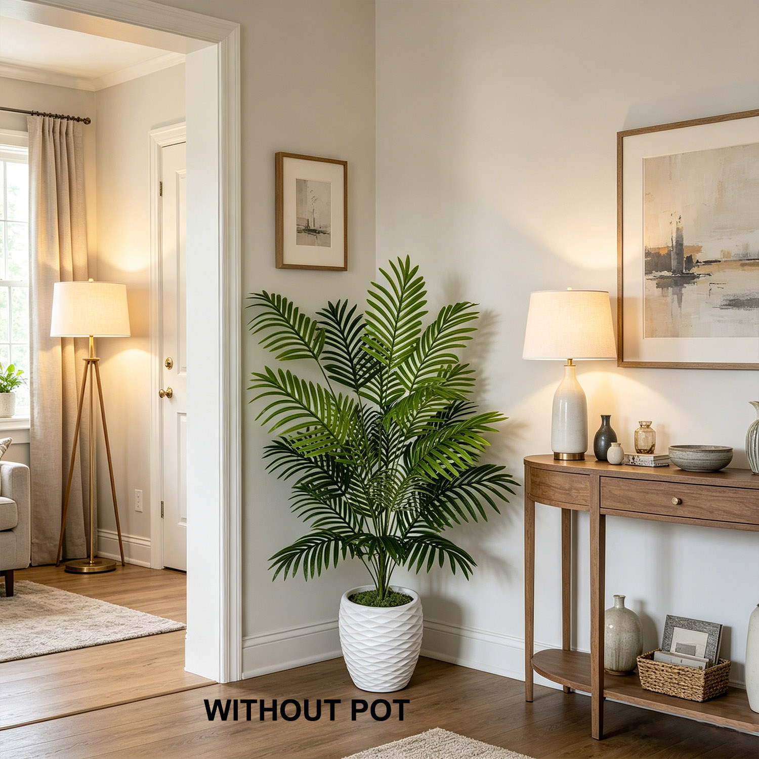 Dracaena Marginata - Galhos de Palmeira Artificial de 65-125CM,