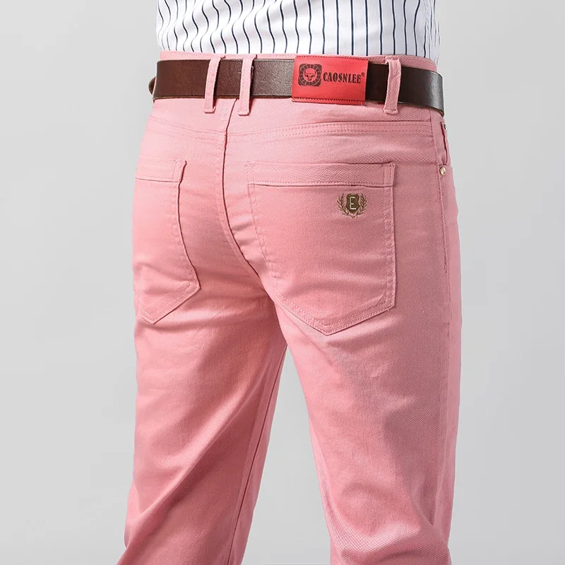 Aglaonema Red - 5 cores masculino colorido denim estiramento