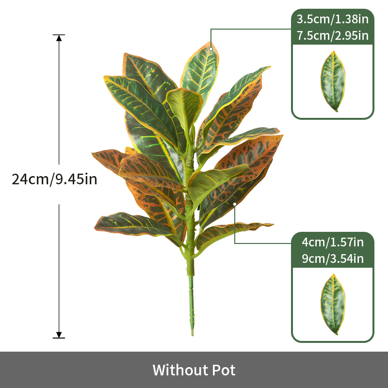 24-41cm plantas artificiais fa - Ficus Lyrata Tree avaliação e preço